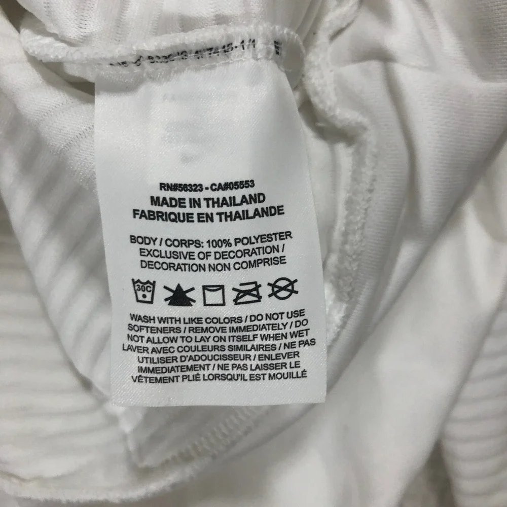 Nike Dri-FIT Pullover Sweatshirt Women's XS White Long Sleeve Just‎ Do It